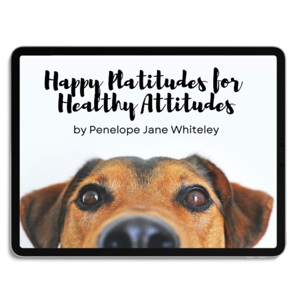Happy Platitudes for Healthy Attitudes by Penelope Jane Whiteley