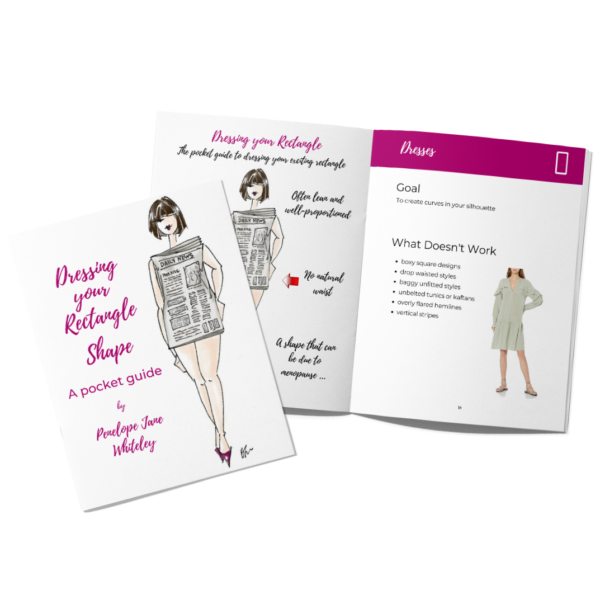 Dressing your Rectangle Shape - Pocket Guide by Penelope Jane Whiteley