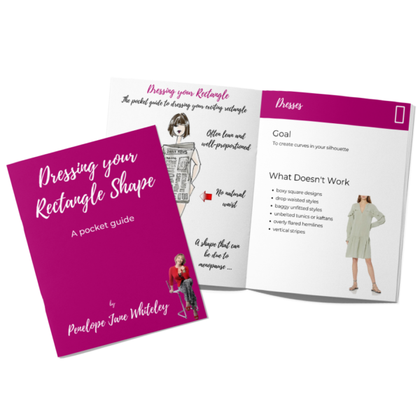 Dressing your Rectangle Shape - Pocket Guide by Penelope Jane Whiteley