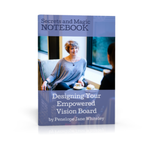 Notebook for Secrets and Magic - Designing your Empowered Vision Board